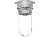 RAB VX100 VAPORPROOF 100 CEILING 4 BOX 1/2 WITH GLASS GLOBE