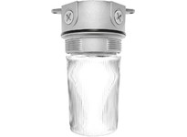 RAB VX100P-S-3/4 VAPORPROOF 100 CEILING 4 BOX 3/4 SILVER WITH PERMA GLOBE