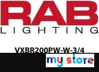 RAB VXBR200PW-W-3/4 Vaporproof 200 Wall Bracket | Durable Lighting Solutions