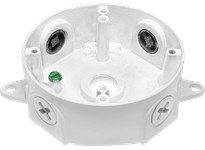 RAB VXCW-3/4 Weatherproof Round Box 3/4 White No Cover | YarinInd