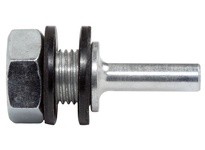 Climax Metal W-24M 1/2" Hole Nut Type Arbor 1/4 x 1-3/4 w/StampFlat Washer | YarinInd