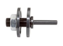 Climax Metal W-24T 1/2" Hole Nut Type Arbor 1/4 x 2 1/2 w/MachFlangWasher | YarinInd