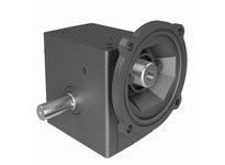 Hub City 0230-03623 10:1 Ratio, Cast Iron Single-Reduction Worm Reducer, 0.875" Input Diameter, 0.875" Output Diameter, C-Face Q
