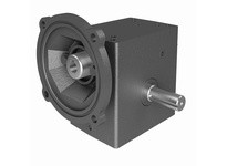 Hub City 0230-03649 20:1 Ratio, Cast Iron Single-Reduction Worm Reducer, 0.625" Input Diameter, 0.875" Output Diameter, C-Face Q