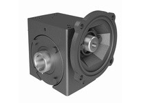 Hub City 0230-03754 7.5:1 Ratio, Cast Iron Single-Reduction Worm Reducer, 0.625" Input Diameter, 1.000" Output Diameter, C-Face 