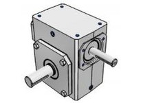 Hub City 0230-04370 40:1 Ratio, Cast Iron Single-Reduction Worm Reducer, 0.75" Input Diameter, 1.125" Output Diameter, Shaft Inp