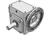 Hub City 0230-04773 10:1 Ratio, Cast Iron Single-Reduction Worm Reducer, 1.125" Input Diameter, 1.125" Output Diameter, C-Face Q