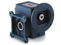 Grove Gear FHMQ520-100-HL-56-16 100:1 Ratio, 0.625" Input Diameter, 1" Output Diameter, Right Angle Aluminum Single-Reduction Wo