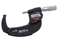 Starrett W733.1XFLZ-3 Wireless Outside Micrometer, Friction Thimble, Carbide Anvil, .00005" Res., 2-3" RangeWireless Outside Mic