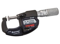 Starrett W756.1FL-1 Wireless Disc Type Micrometer, Friction Thimble, .00005", 0-1" RangeWireless Disc Type Micrometer, Friction 