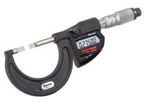 Starrett W786.1P-5 Wireless Blade Type Micrometer, Speeder Thimble, 0.030" Blade Anvil, .0001", 4-5" RangeWireless Blade Type Mi