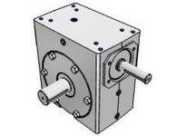 Hub City 0230-06953 10:1 Ratio, Cast Iron Single-Reduction Worm Reducer, 0.75" Input Diameter, 1.250" Output Diameter, Shaft Inp