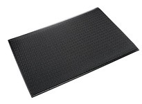 Crown WB 0035KP 522 Series Wear-Bond Tuff-Spun Pebble Mat | Durable 3x5 Black Mat