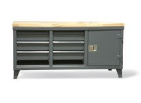 StrongHold WB-15324 Workbench with Paddle Handle 72x36x28