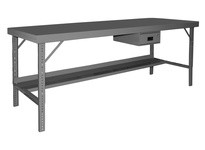 Durham WBF-48120-95 ERGO FOLDING LEG WORK BENCH 48X120 #95 GRAY