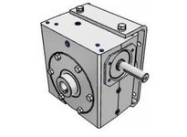 Hub City 0230-07051 20:1 Ratio, Cast Iron Single-Reduction Worm Reducer, 0.75" Input Diameter, 1.000" Output Diameter, Shaft Inp