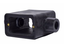 Cooper Eaton WD3090FBK EX-DEPTH BOX FEEDTHRU W/COMP. FIT BLACK