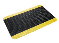 Crown WDR1224YBC 540 Series Workers-Delight Deck Plate Black w/Yellow 2 Feet Wide (Priced per 1 Linear Foot)