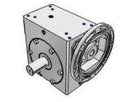 Hub City 0230-07174 40:1 Ratio, Cast Iron Single-Reduction Worm Reducer, 0.625" Input Diameter, 1.250" Output Diameter, C-Face Q