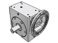 Hub City 0230-07193 10:1 Ratio, Cast Iron Single-Reduction Worm Reducer, 1.125" Input Diameter, 1.250" Output Diameter, C-Face Q