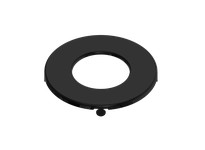 RAB WFRL-TRIM-3R-BS DOWNLIGHTS WAFER ACCESSORY 3" TRIM SMOOTH BLACK