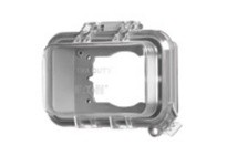 Cooper Eaton WIU-1HX While-In-Use Cover 1G ExtraDuty Horiz Gray | YarinInd