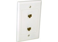 Orbit WJ-882-W DATA WALL JACK 2-8P8C WHITE