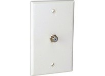 Orbit WJ-F-I SMOOTH WALL JACK 1-F CONNECTOR IVORY | YarinInd