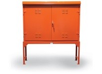 StrongHold WP-15310 Outdoor Storage Cabinet with Angle Frame Base | YarinInd