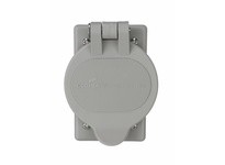 Cooper Eaton WP1 Cover 1G WP Single Receptacle/Inlet Nylon | Durable Gray Cover