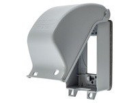 Hubbell Wiring WP26E 1G W/P VERT 8 IN 1 WIV CVR 3 1/2 DP GRY | Industrial Supplies