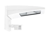 RAB WPLED13NMSSW LPACK LED WallPack 13W Neutral Surface Plate + Minisensor White