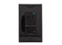 Cooper Eaton WRSGF20BK GFCI Weather Resistant ST Duplex 20A 125V Black