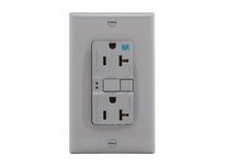 Cooper Eaton WRSGF20GY GFCI Weather Resistant ST Duplex 20A 125V Gray
