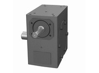 Hub City 0230-07829 10:1 Ratio, Cast Iron Single-Reduction Worm Reducer, 0.75" Input Diameter, 1.125" Output Diameter, Shaft Inp