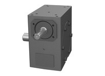 Hub City 0230-07836 60:1 Ratio, Cast Iron Single-Reduction Worm Reducer, 0.75" Input Diameter, 1.125" Output Diameter, Shaft Inp