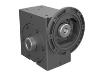 Hub City 0230-08155 20:1 Ratio, Cast Iron Single-Reduction Worm Reducer, 0.625" Input Diameter, 1.188" Output Diameter, C-Face Q