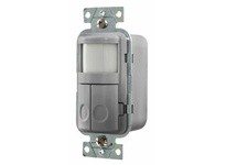 Hubbell Wiring WS1024GY OCC SNSR PIR 120V 2 CIRC NTRL GY