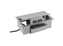 Hubbell Wiring WSBB23UBSS WRK SURFC BOX RECESSED PWR AND DATA BSS