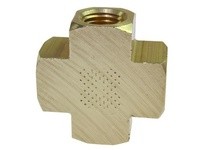 Coilhose X006-DL Cross 3/8" FPT Brass Display | YarinInd