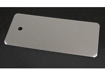 Hanson X1291A 1 - 3/8" X 3 - 1/8" ALUMINUM WRITE ON TAG
