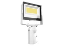 RAB X17FA60SFW FLOODLIGHTS 7782/8372/8178 LUMENS X17 60W FIELD ADJUSTABLE CCT 5000/4000/3000K SLIPFITTER WHITE