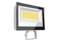 RAB X17FA60TW FLOODLIGHTS 7782/8372/8178 LUMENS X17 60W FIELD ADJUSTABLE CCT 5000/4000/3000K TRUNNION MOUNT WHITE