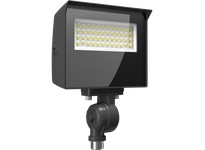 RAB X22-20 X22 FLOOD 20/17/13/10W 3000/4000/5000K 7HX6V KNUCKLE+ YOKE PHOTOCELL BRONZE