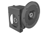 Hub City 0230-10842 25:1 Ratio, Cast Iron Single-Reduction Worm Reducer, 1.125" Input Diameter, 2.000" Output Diameter, C-Face Q