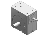 Hub City 0230-14614 7.5:1 Ratio, Cast Iron Single-Reduction Worm Reducer, 0.875" Input Diameter, 1.375" Output Diameter, Shaft I