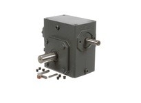 Morse 206ULR10 XE1023 10:1 Ratio 2.06" Center Distance 0.625" Input Diameter Solid Shaft Input 1" Output Diameter Solid Shaft Ou