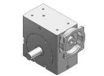 Hub City 0230-14835 30:1 Ratio, Cast Iron Single-Reduction Worm Reducer, 0.625" Input Diameter, 1.375" Output Diameter, C-Face Q