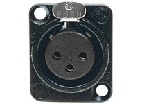 Hubbell Wiring XLRST10 CONN XLR SCREW TERM PANEL MT 3PIN 10PK | YarinInd