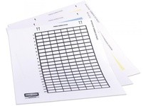 Hubbell Wiring XPLRC10W LABEL RACK AND CAB LABELS WH 10PK